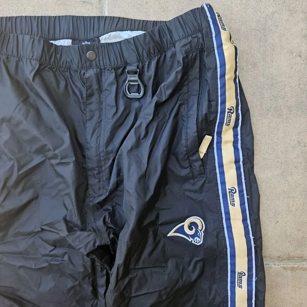 NFL Saint St. Louis Rams Team Apparel Breakaway Sideline Pants Size 2XL EUC